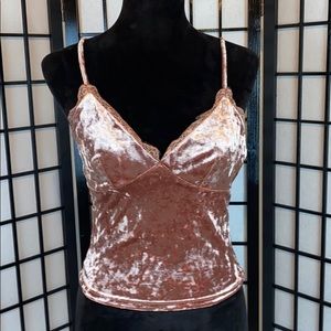 FOREVER 21 VELVET CAMI TANK